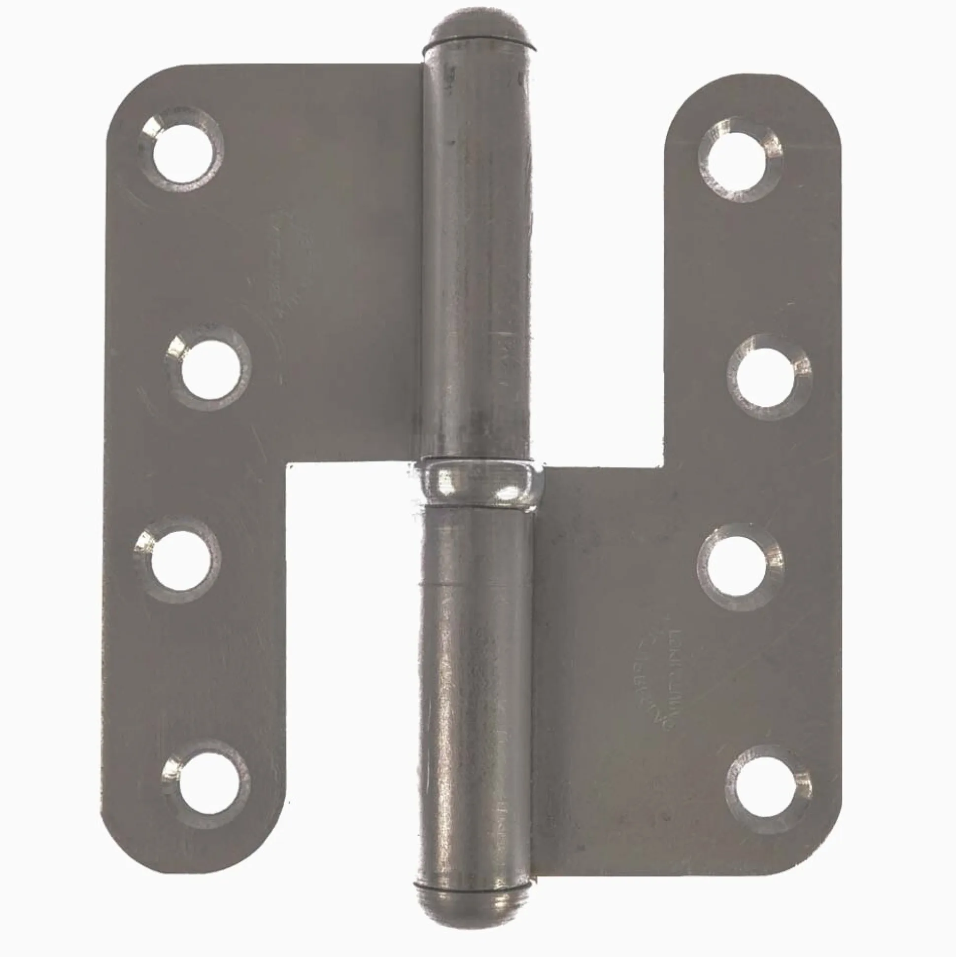 Gångjärn kuller 122x108 mm - höger med kullager och runda hörn - obeha