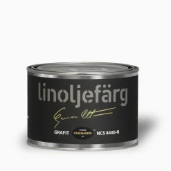 Grafit linoljefärg provburk