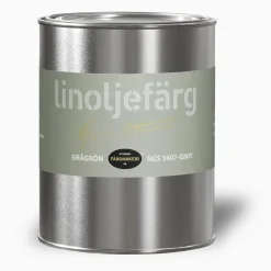Grågrön linoljefärg 1 liter