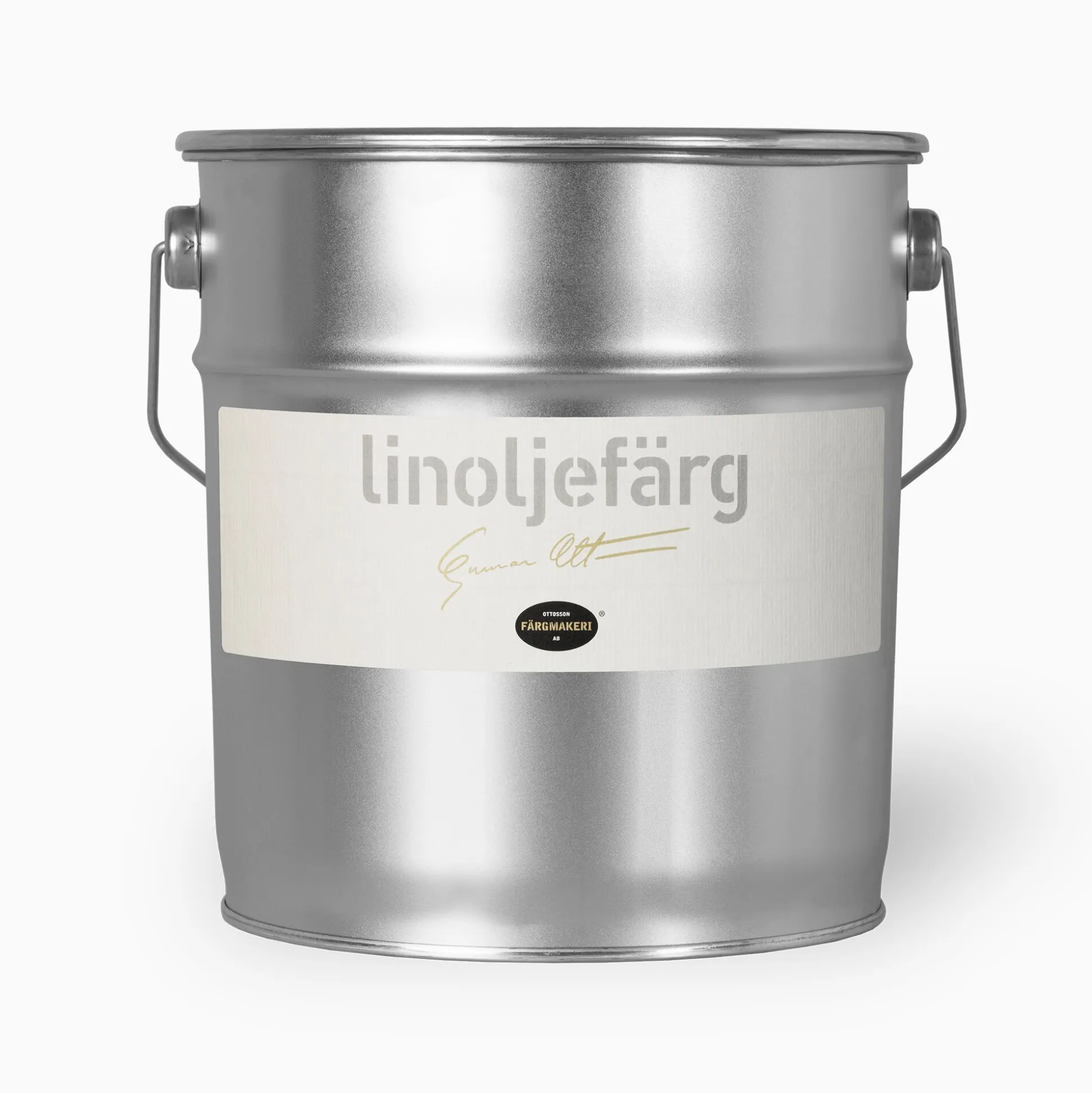 Guldgul linoljefärg 500 ml