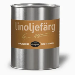 Guldockra linoljefärg 500 ml
