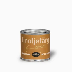 Guldockra linoljefärg 500 ml