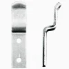 Hake Dubbel förnicklad 10 mm