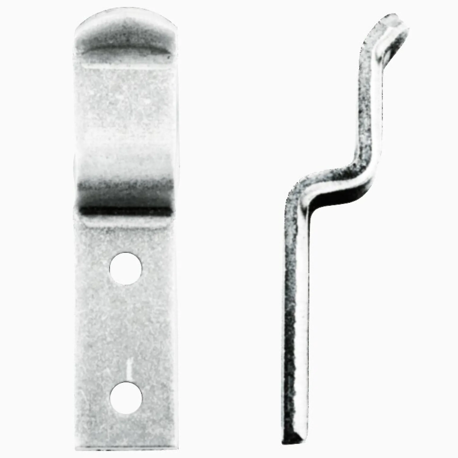 Hake Dubbel förnicklad 10 mm