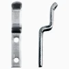 Hake Enkel förnicklad 10 mm