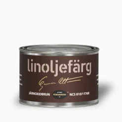 Järnoxidbrun linoljefärg 1 liter
