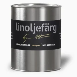Järnoxidsvart linoljefärg 500 ml