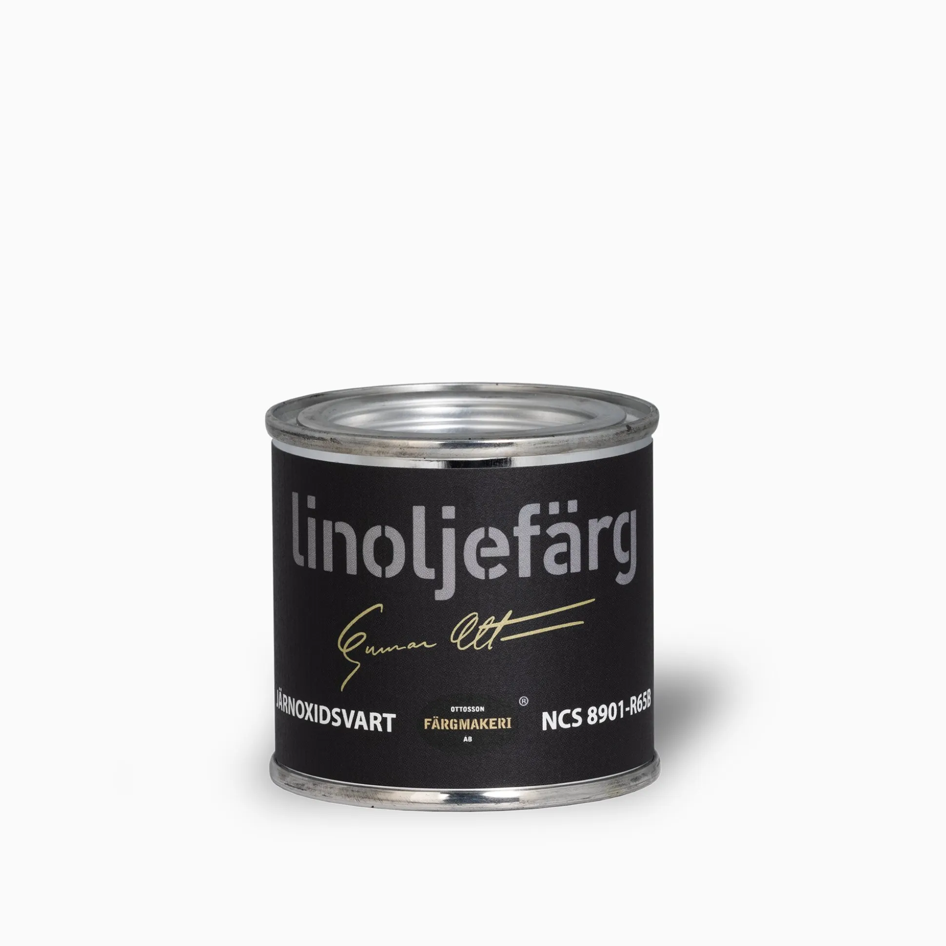 Järnoxidsvart linoljefärg 500 ml