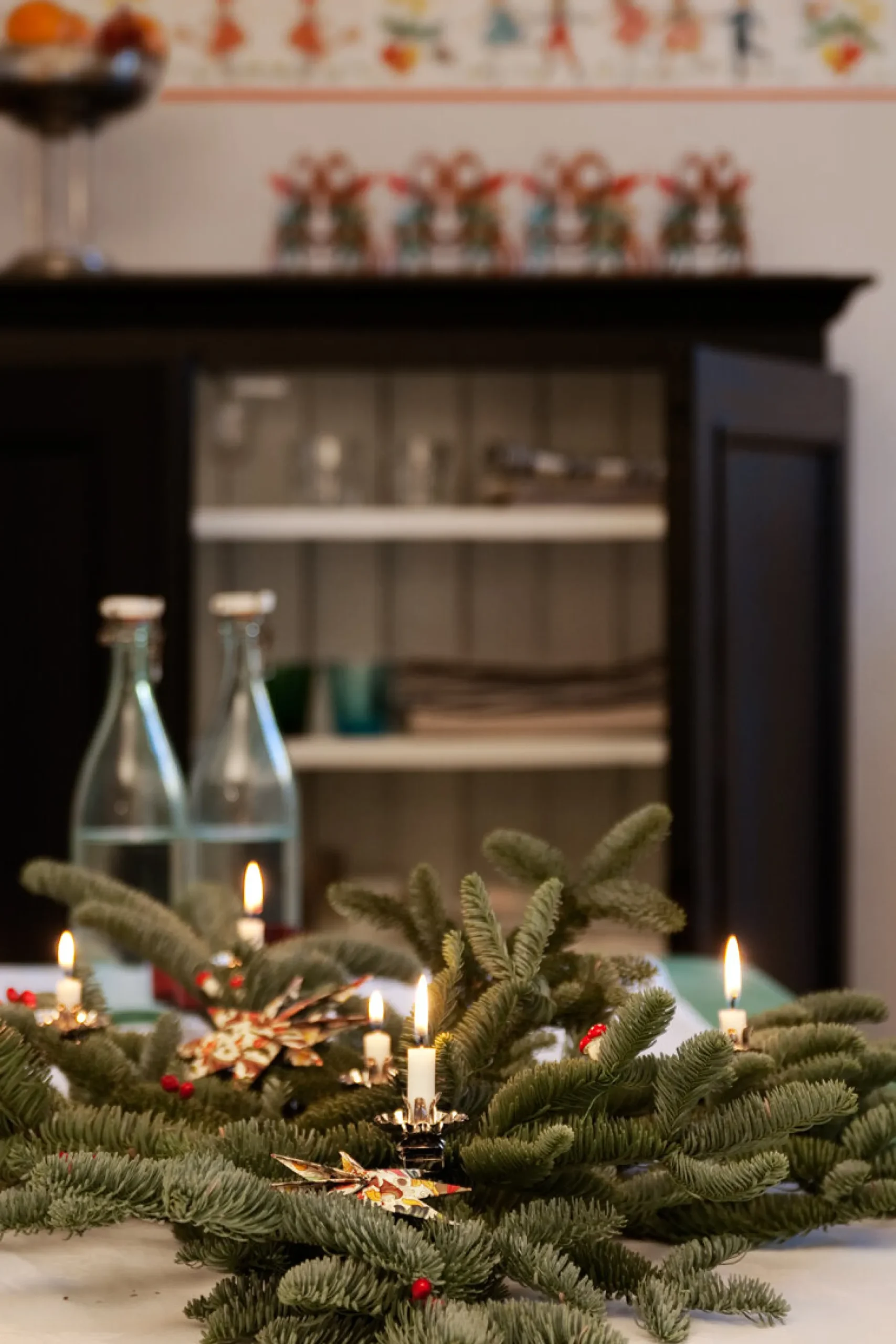 Julgransljus röda