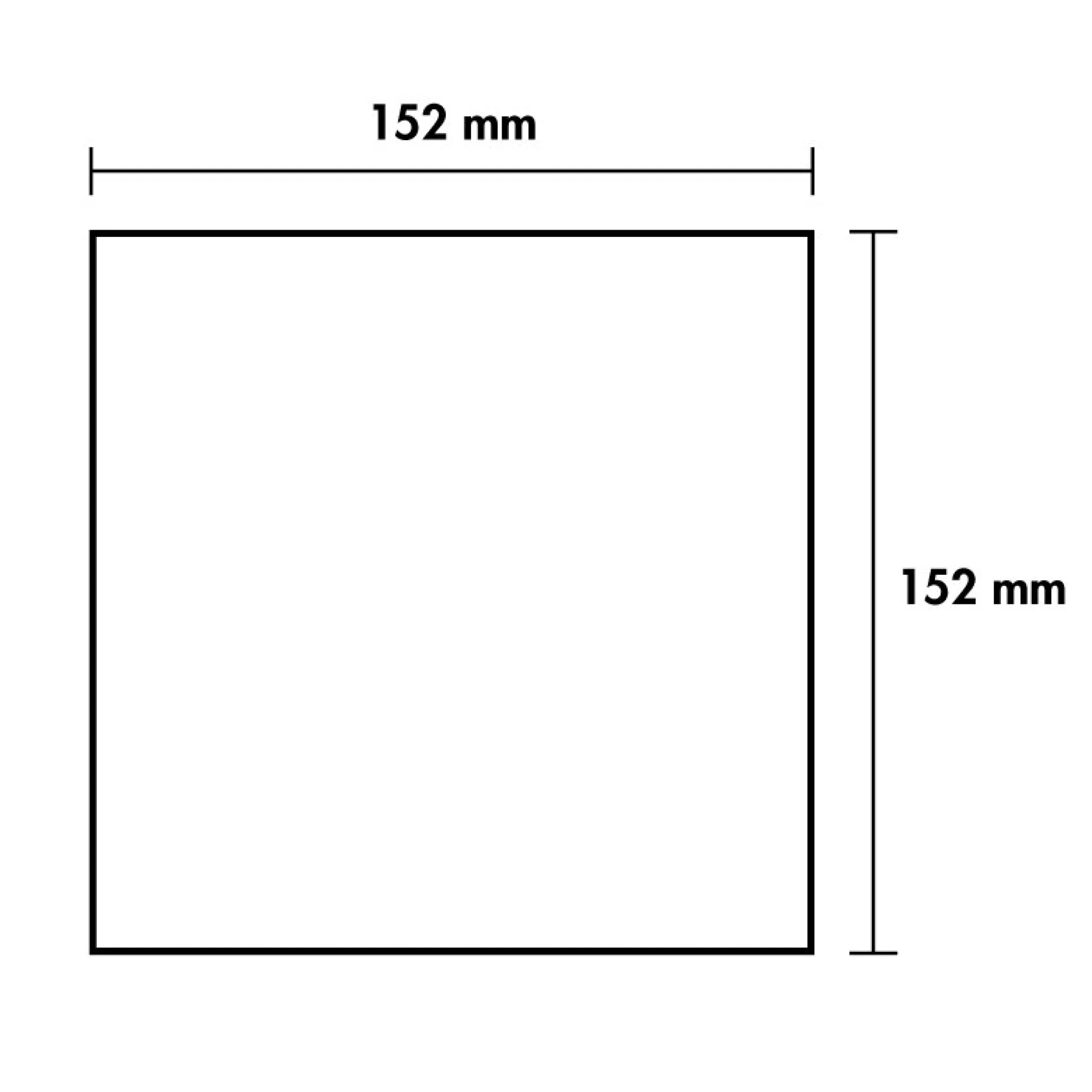 Kakel Field Tile 15x15 cm Charcoal Grey