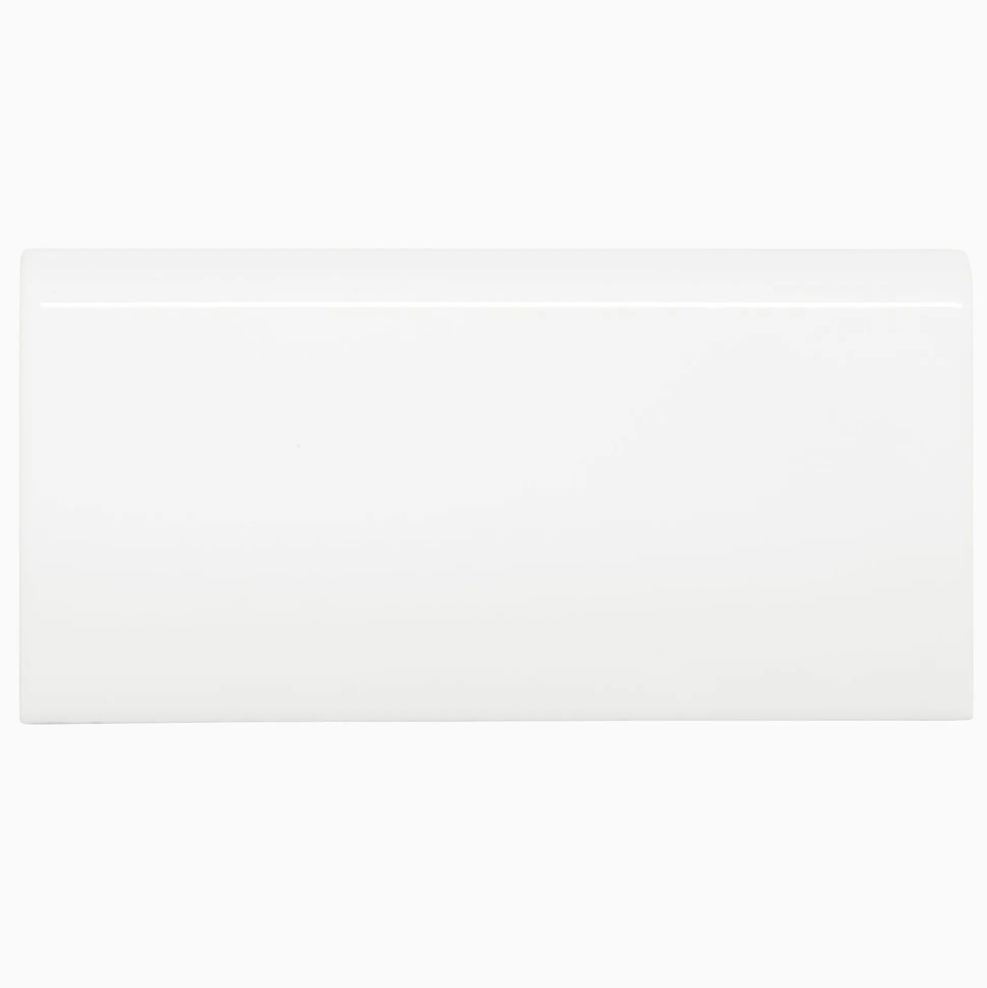Kakel Folkhemmet avslut långsida 15x7,5 cm Vit