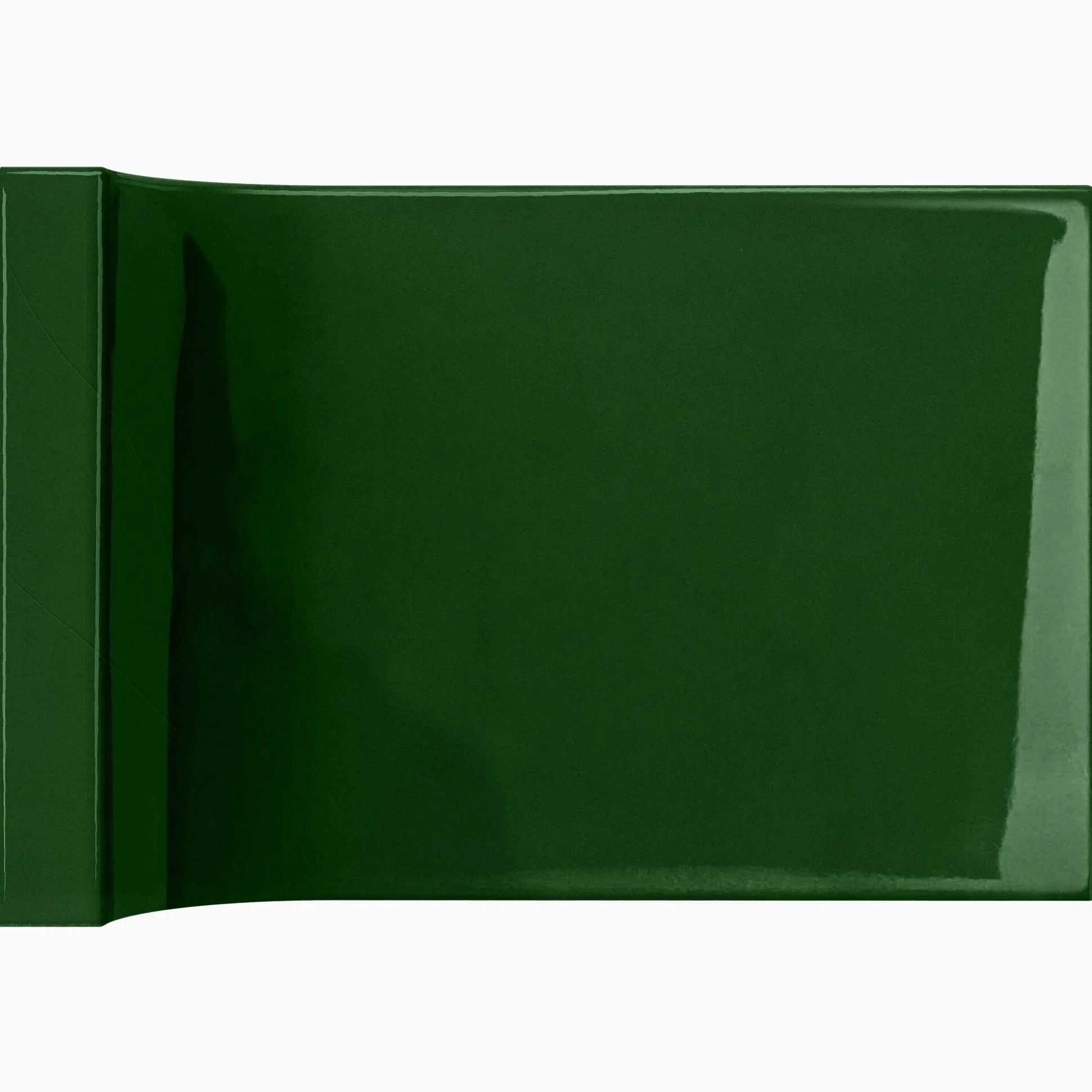 Kakel H&E Smith Subway Half Tile invändig kantbåge Snowdrop