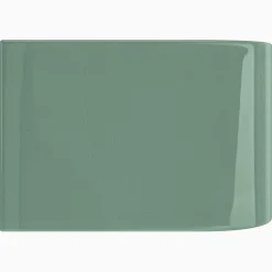 Kakel H&E Smith Subway Half Tile utvändig kantbåge Snowdrop