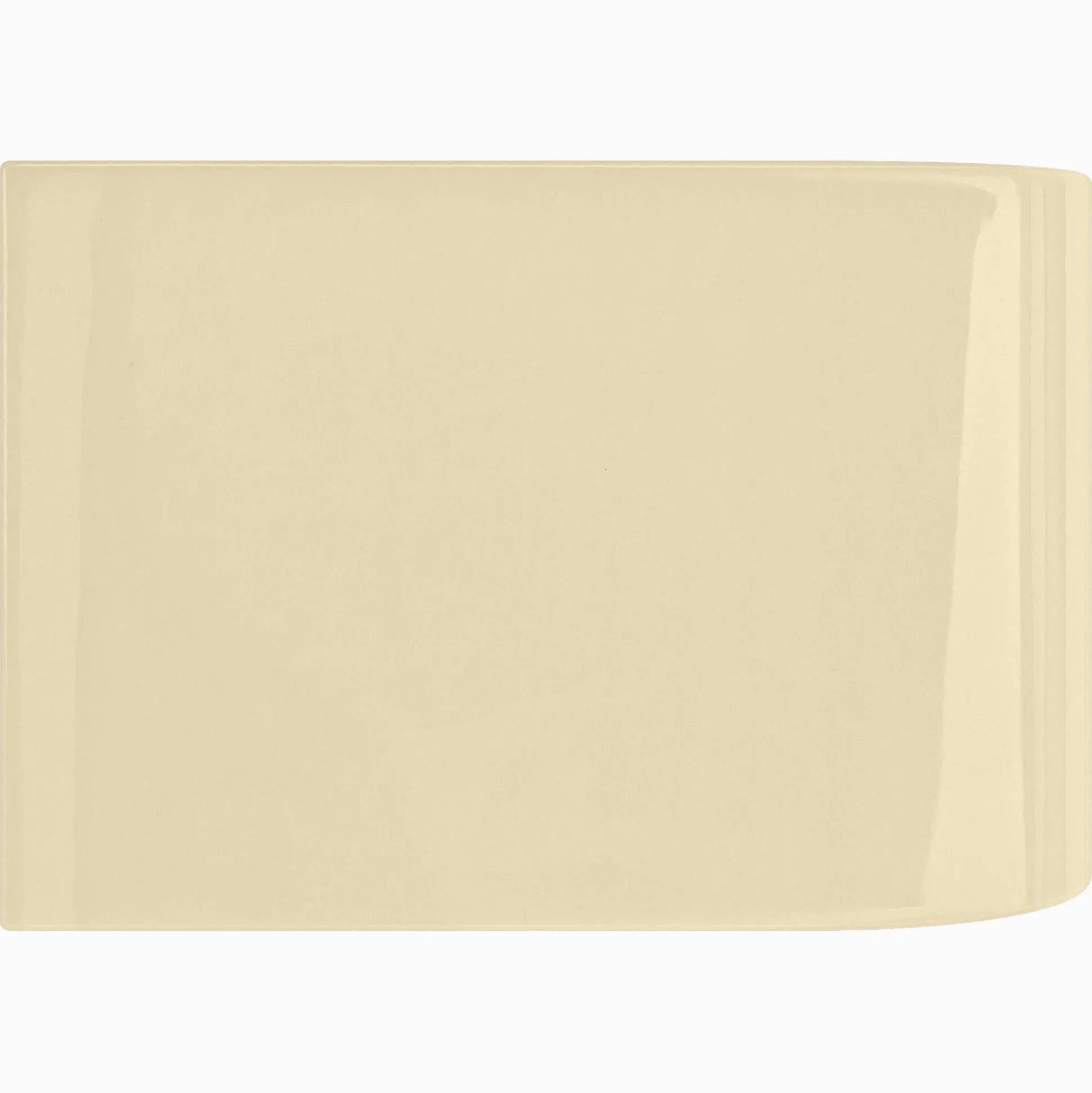 Kakel H&E Smith Subway Half Tile utvändig kantbåge Snowdrop
