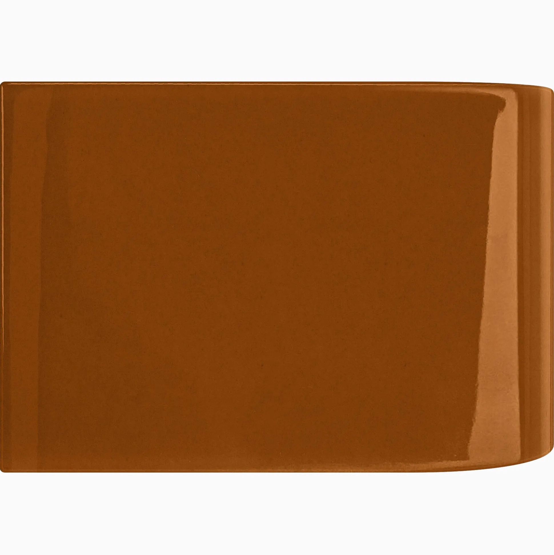 Kakel H&E Smith Subway Half Tile utvändig kantbåge Snowdrop
