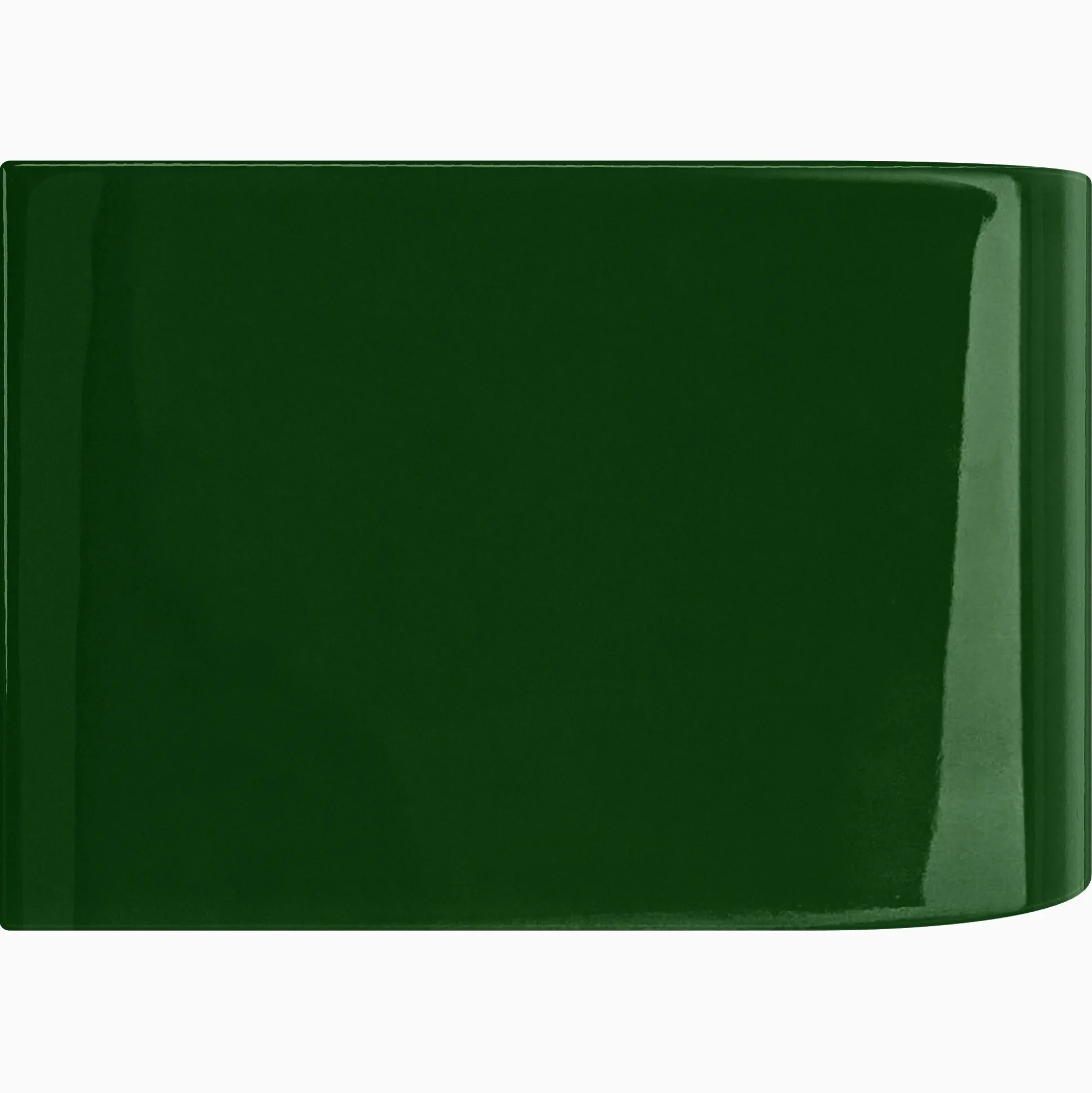 Kakel H&E Smith Subway Half Tile utvändig kantbåge Snowdrop
