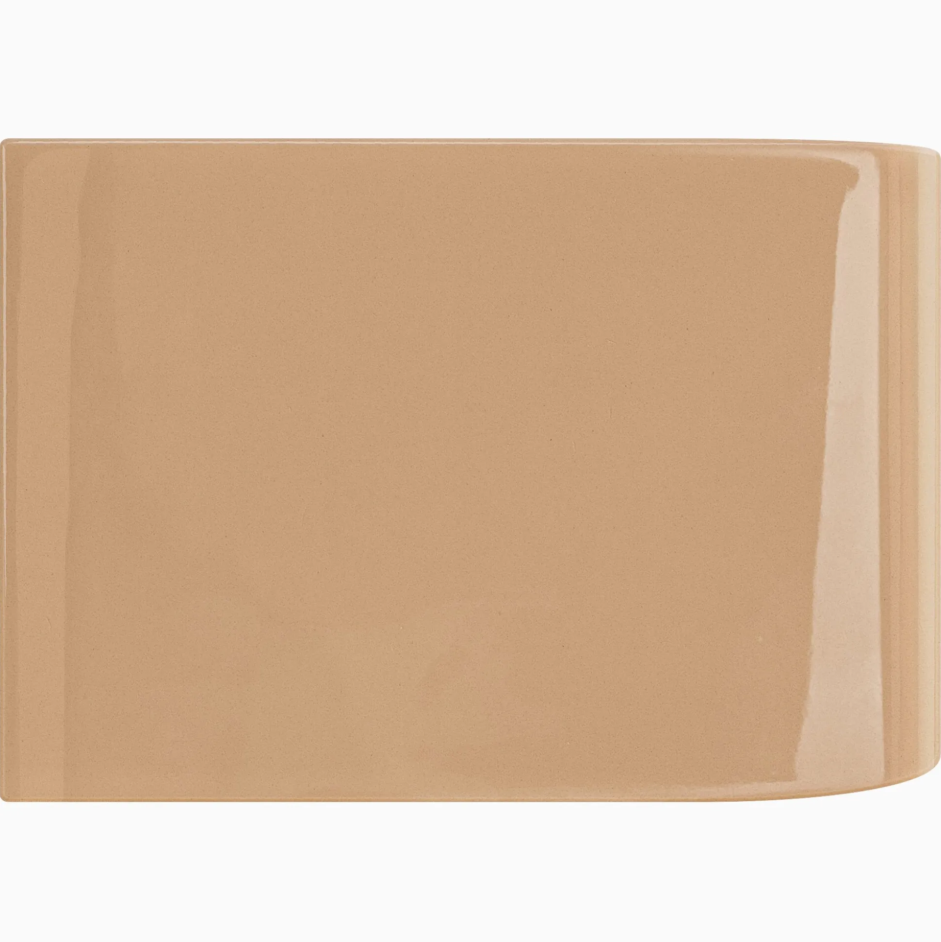 Kakel H&E Smith Subway Half Tile utvändig kantbåge Snowdrop