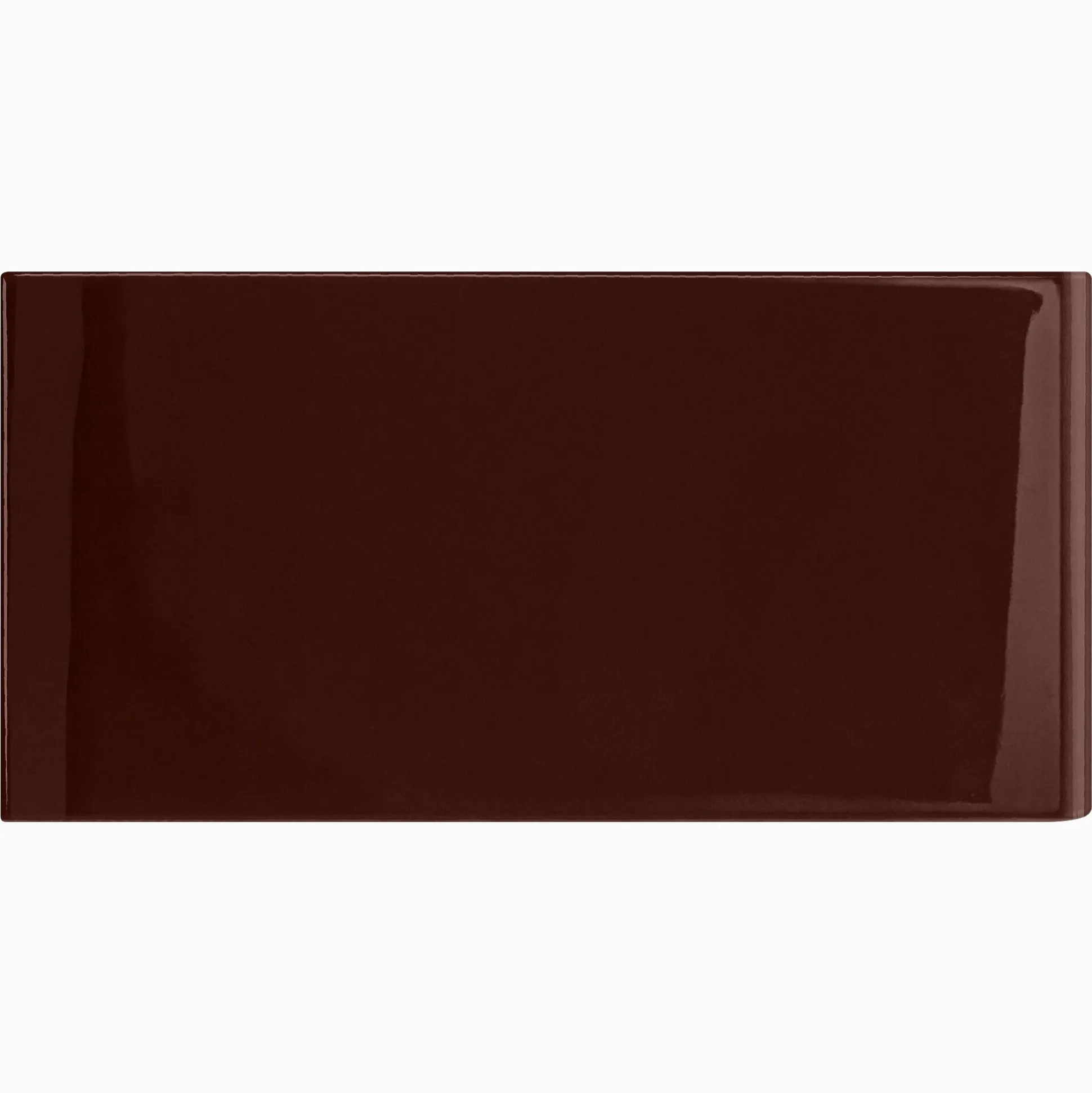 Kakel H&E Smith Subway Half Tile avslut kortsida Snowdrop
