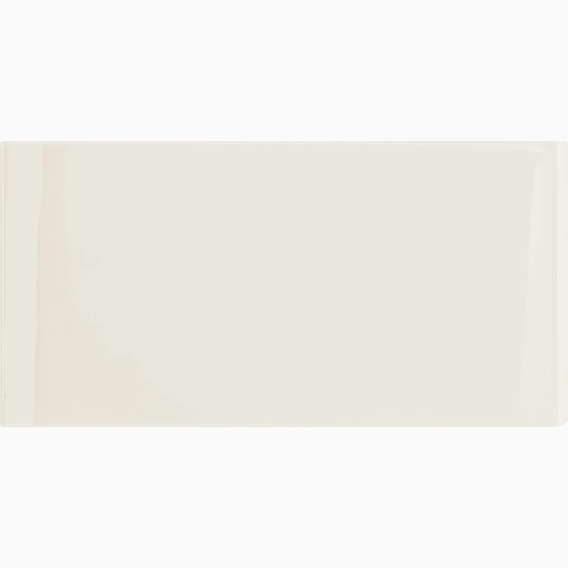 Kakel H&E Smith Subway Half Tile avslut kortsida Snowdrop