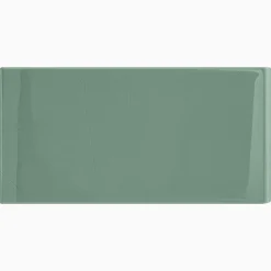 Kakel H&E Smith Subway Half Tile avslut kortsida Snowdrop