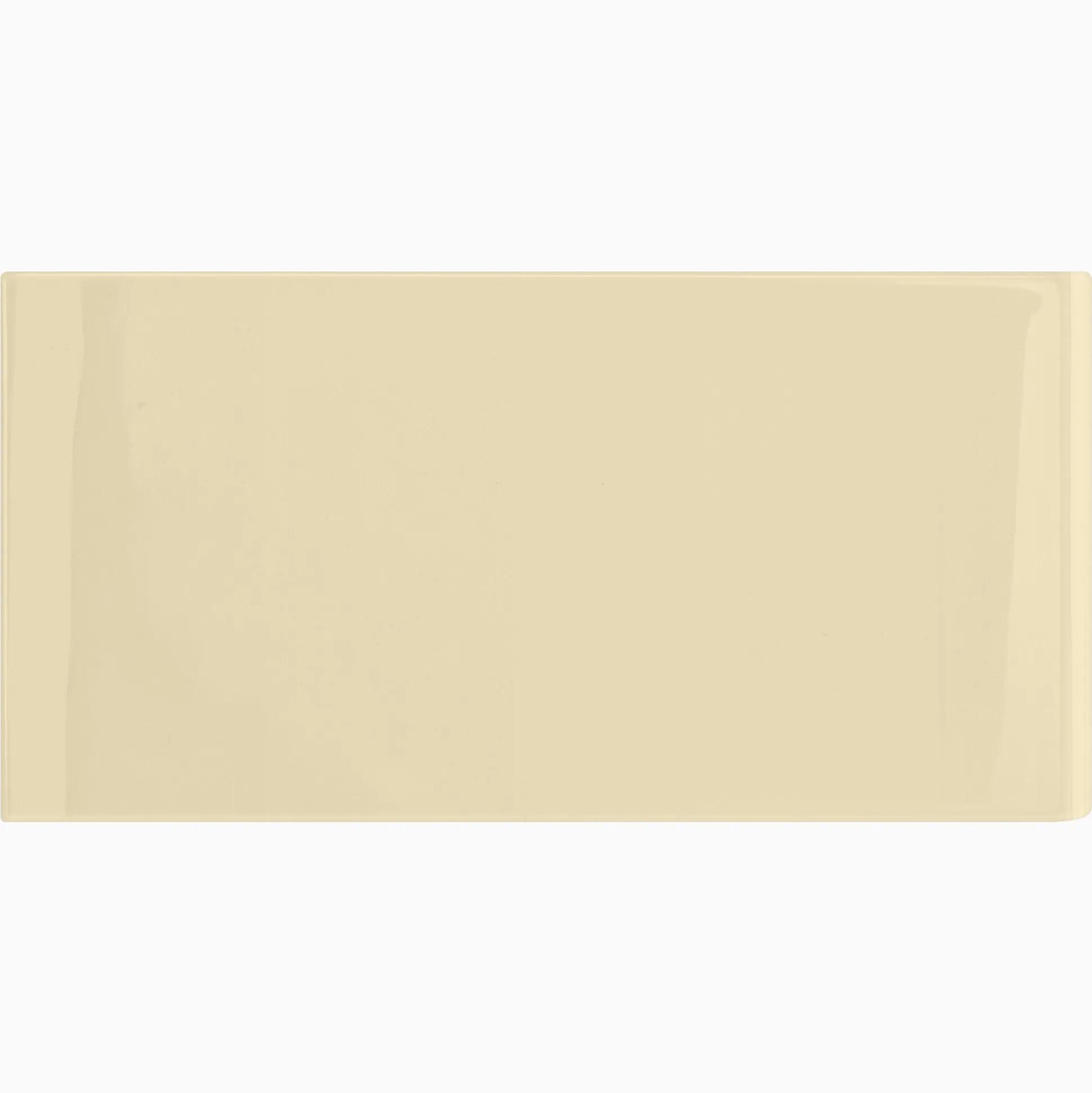 Kakel H&E Smith Subway Half Tile avslut kortsida Snowdrop