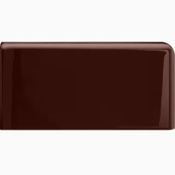 Kakel H&E Smith Subway Half Tile hörnavslut höger Snowdrop