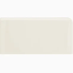 Kakel H&E Smith Subway Half Tile hörnavslut höger Snowdrop