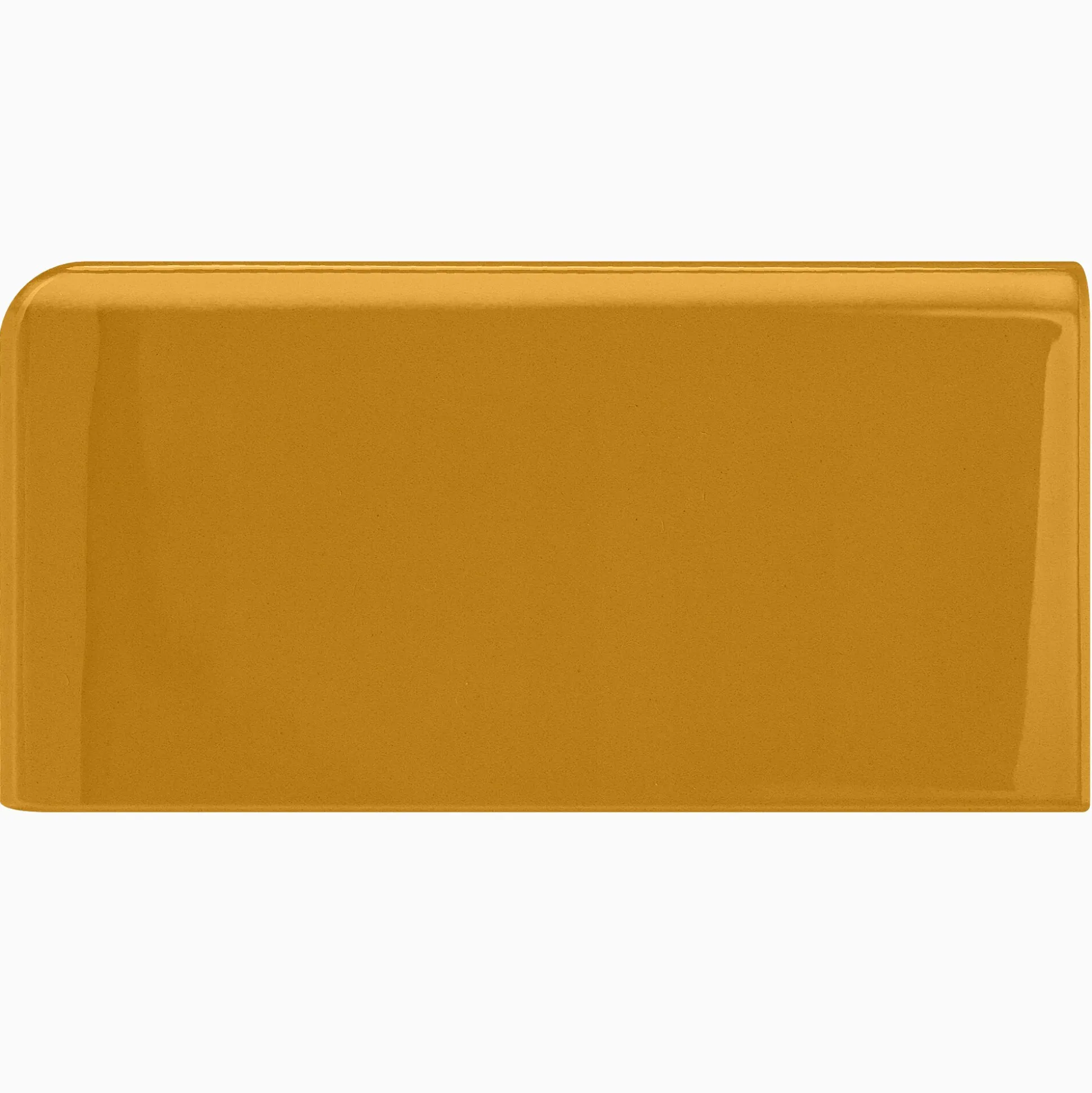 Kakel H&E Smith Subway Half Tile hörnavslut vänster Snowdrop