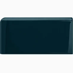 Kakel H&E Smith Subway Half Tile hörnavslut vänster Snowdrop