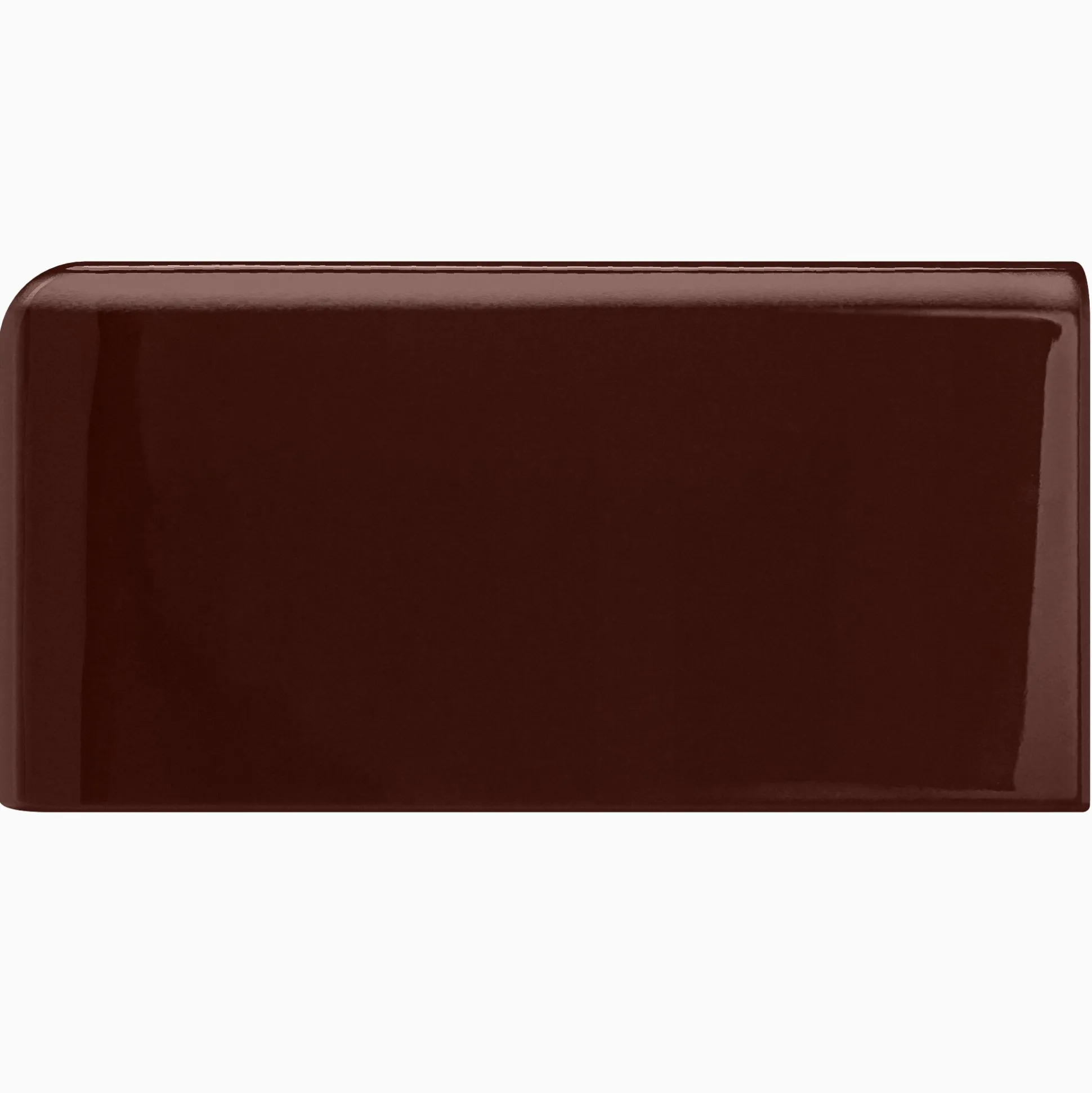 Kakel H&E Smith Subway Half Tile hörnavslut vänster Snowdrop