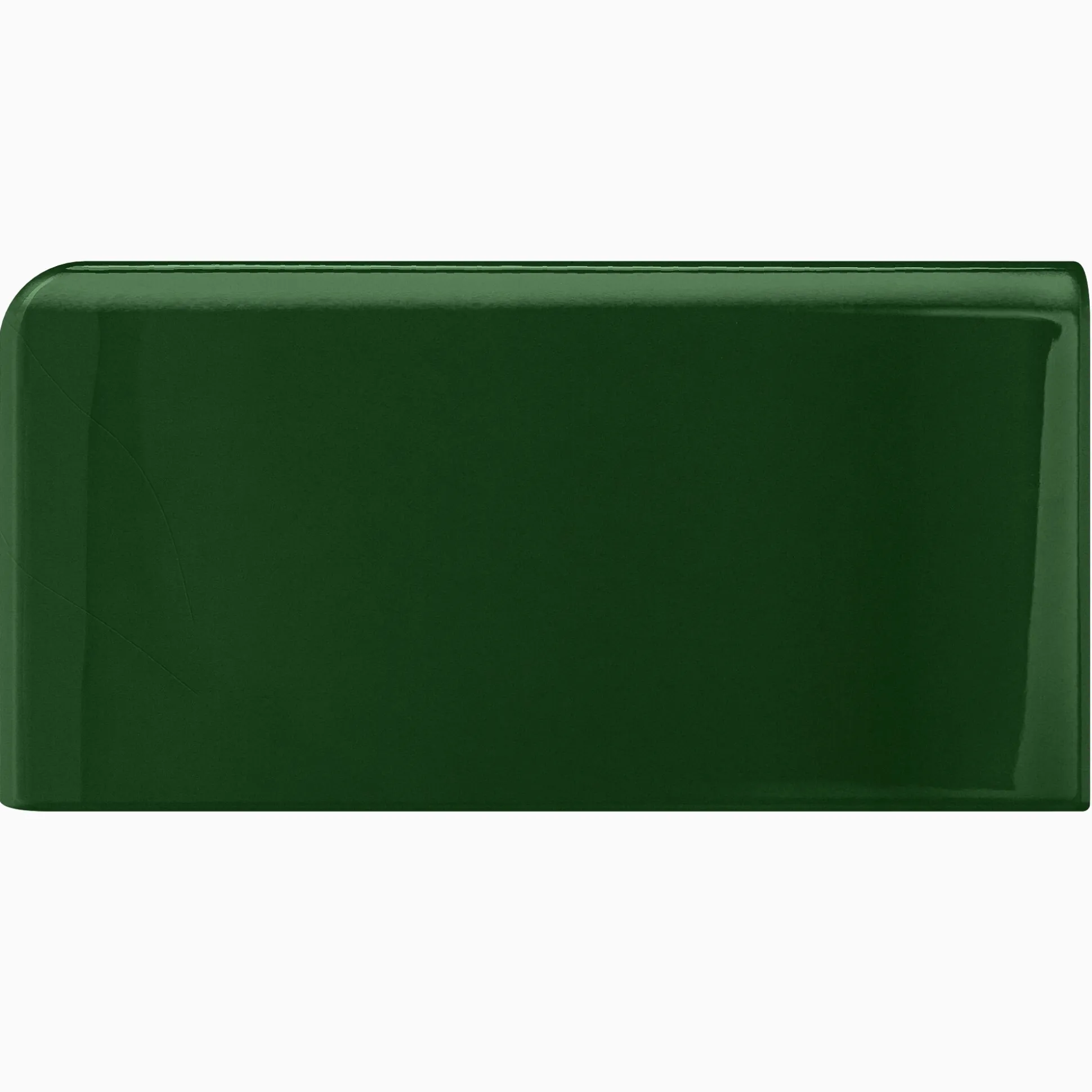 Kakel H&E Smith Subway Half Tile hörnavslut vänster Snowdrop
