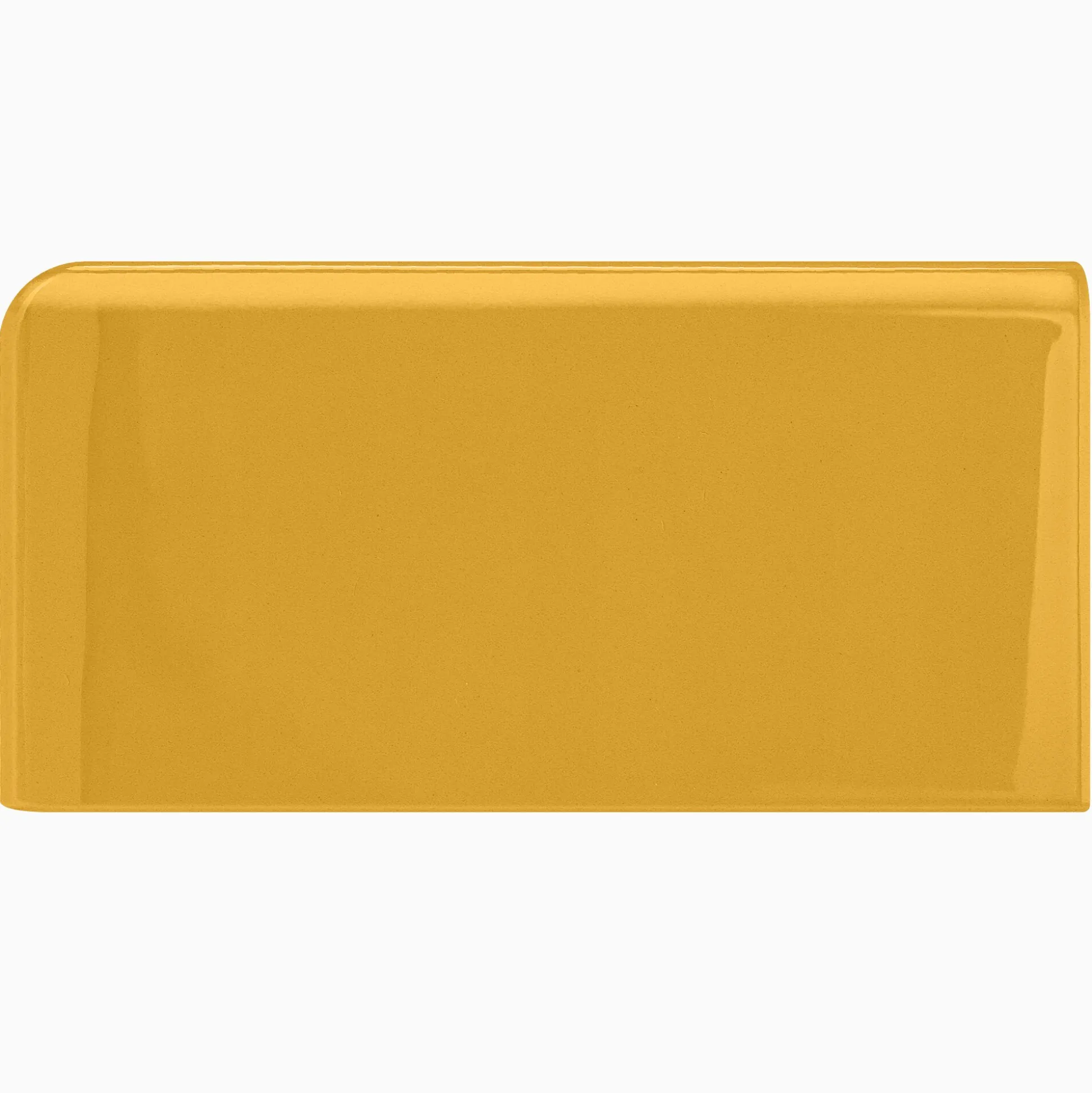 Kakel H&E Smith Subway Half Tile hörnavslut vänster Snowdrop