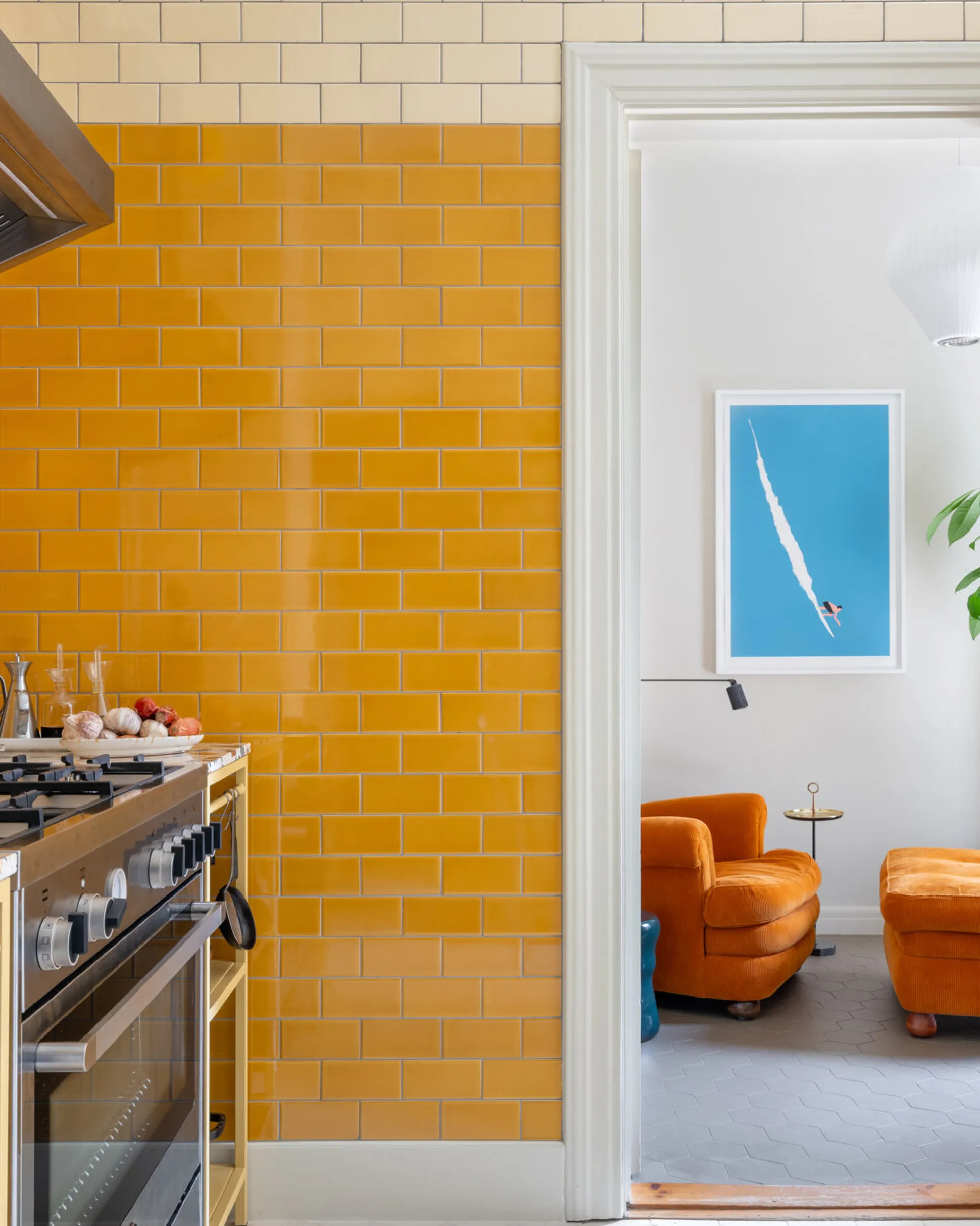 Kakel H&E Smith Subway Half Tile 15x7,5 cm Primrose