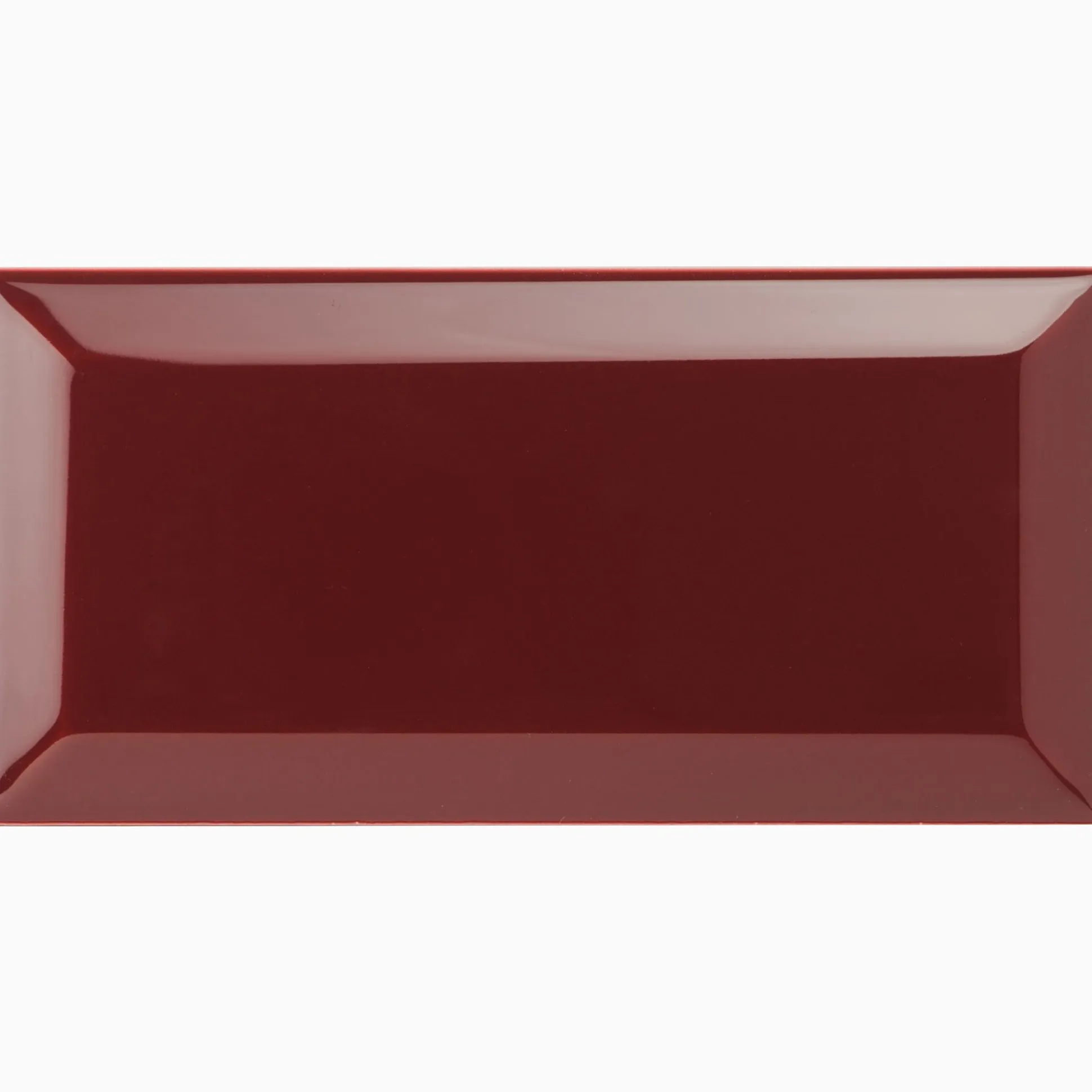 Kakel Metro Half Tile 15x7,5 cm Burgundy