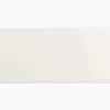 Kakel Subway Half Tile avslut långsida 15x7,5 cm Vintage White