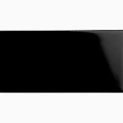 Kakel Subway Half Tile avslut långsida 15x7,5 cm Jet Black