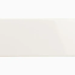 Kakel Subway Half Tile hörnavslut vänster 15x7,5 cm Brilliant White