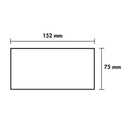 Kakel Subway Half Tile hörnavslut höger 15x7,5 cm Brilliant White