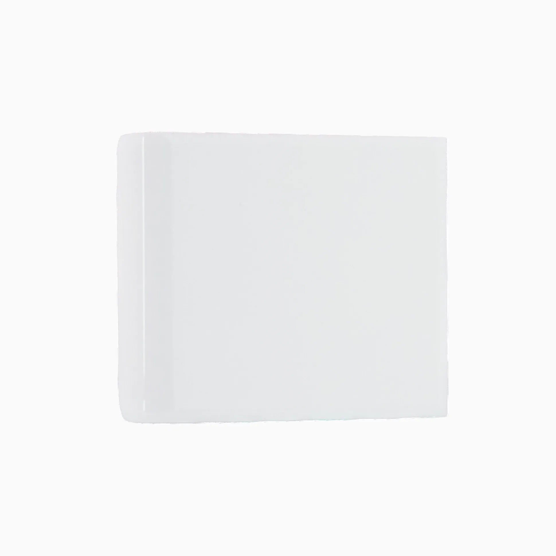 Kakel Subway Half Tile utvändigt hörn County White