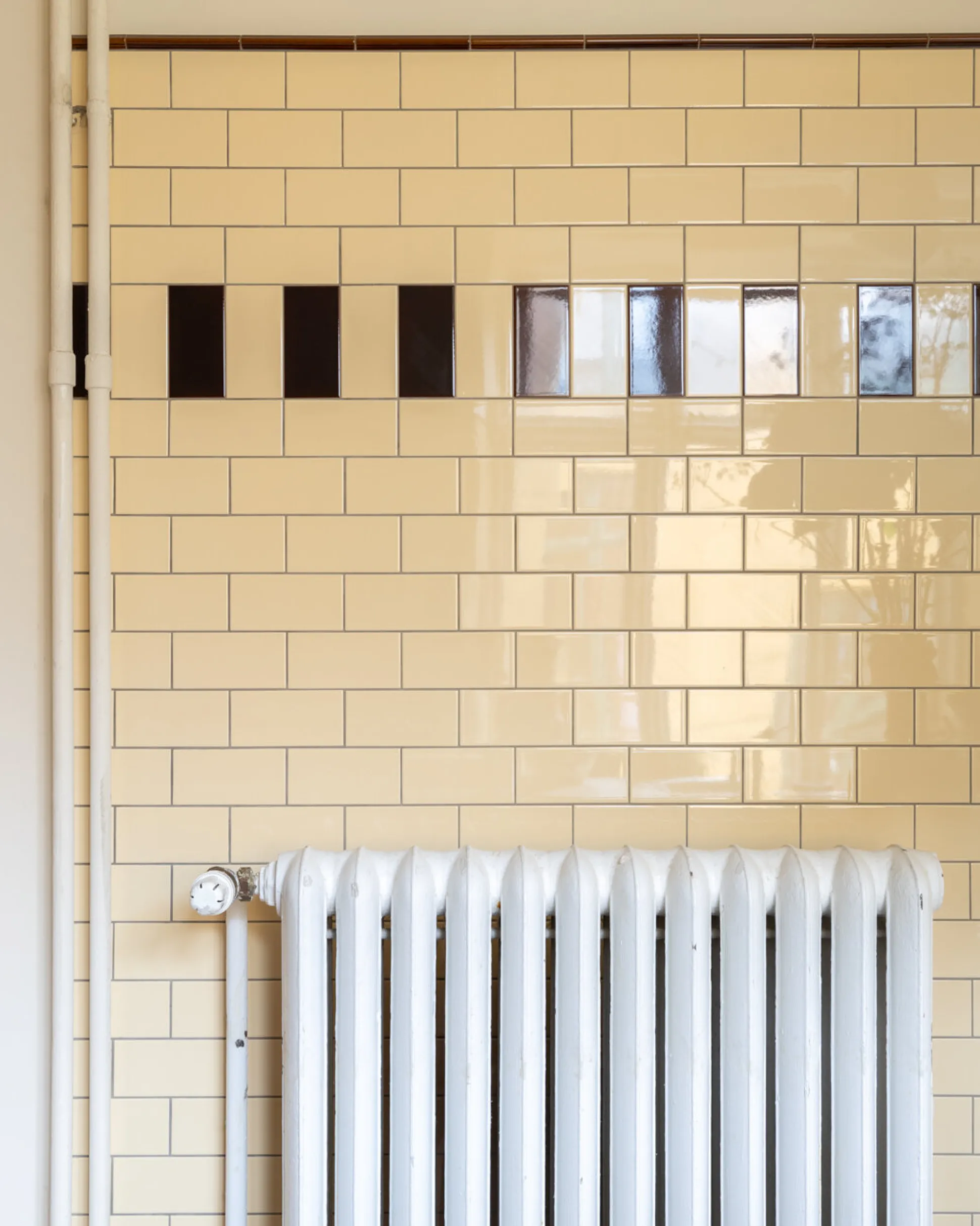 Kakel Subway Half Tile 15x7,5 cm County White