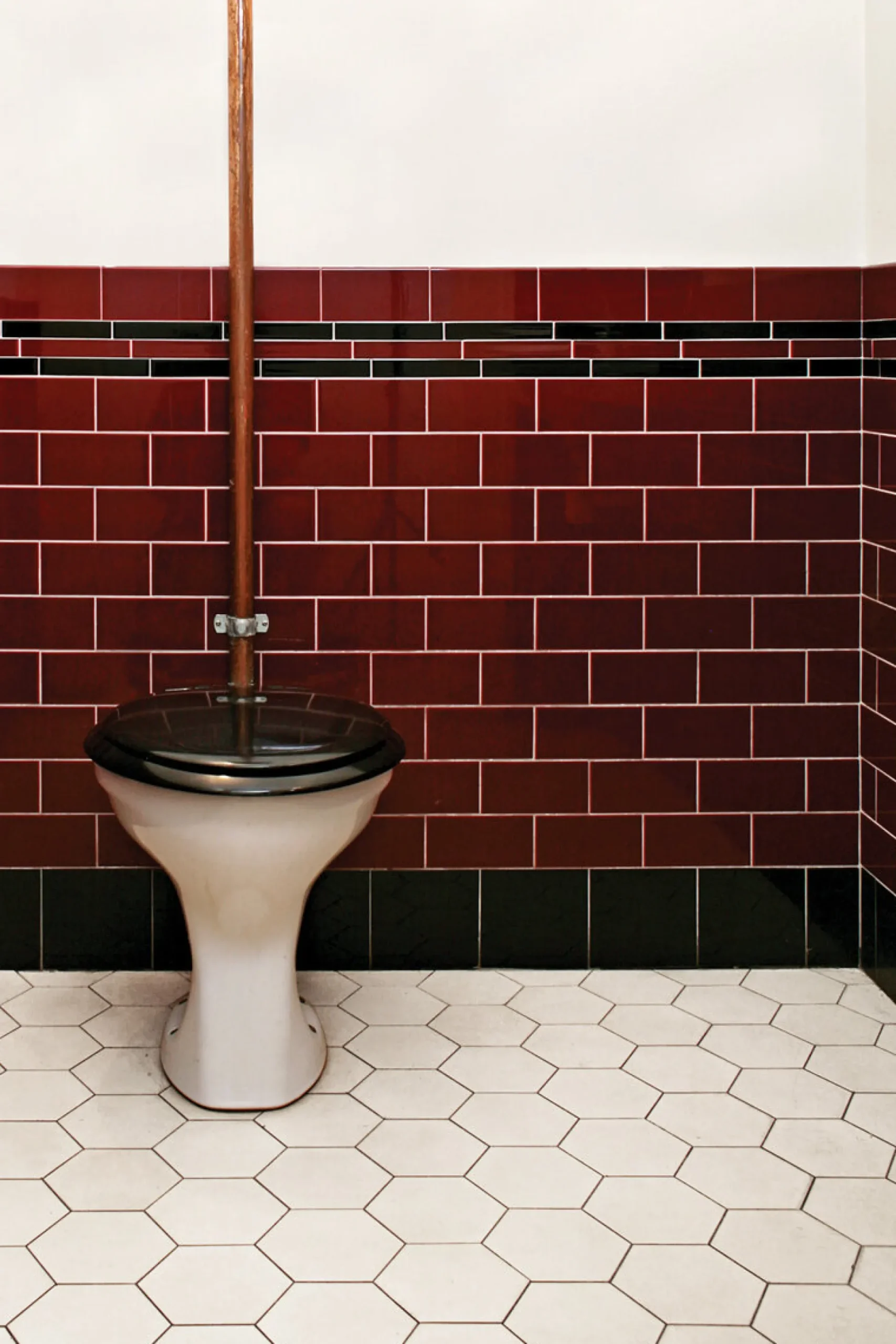 Kakel Subway Half Tile 15x7,5 cm Burgundy