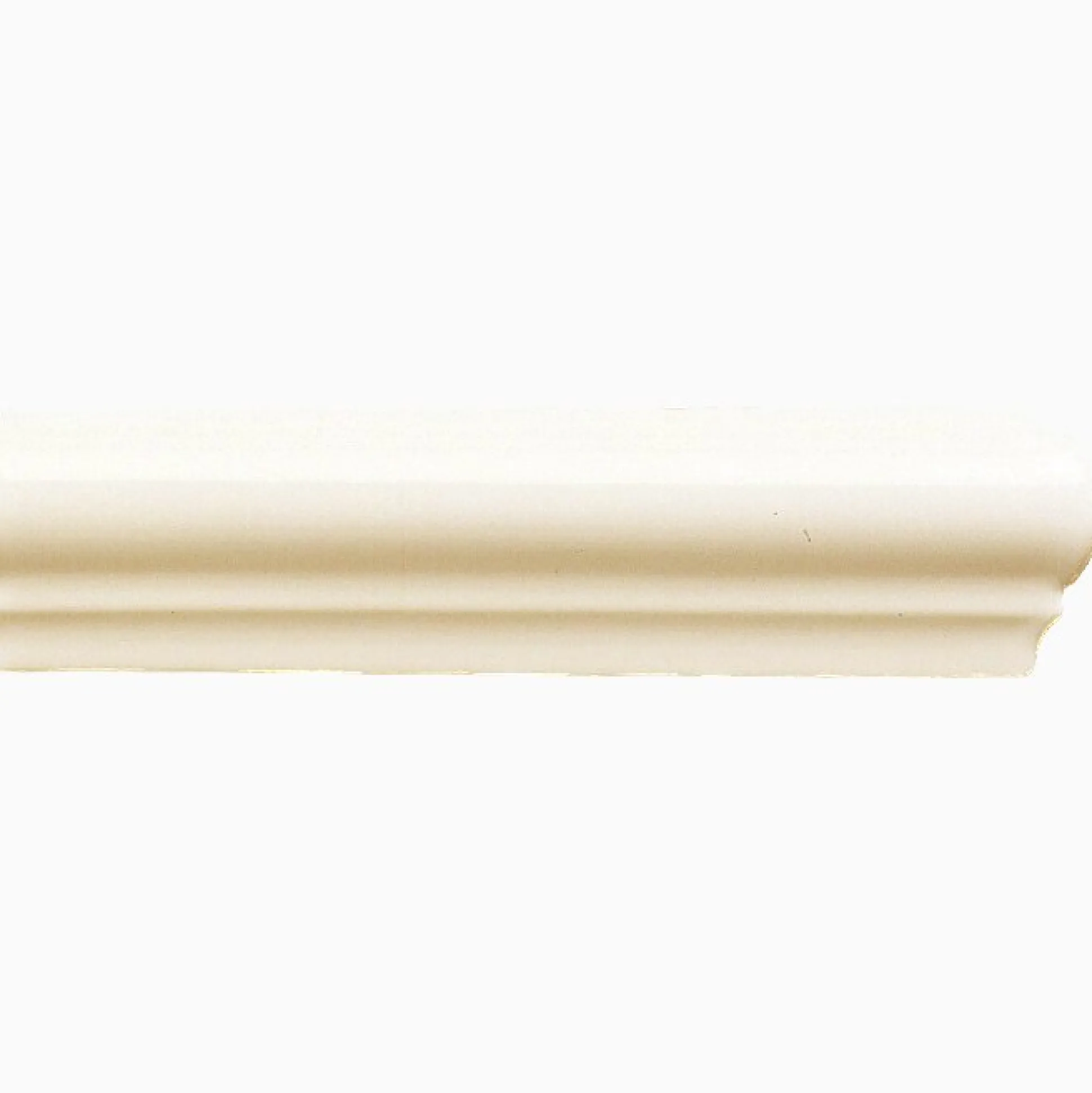 Kakellist Albert avslut höger Vintage White