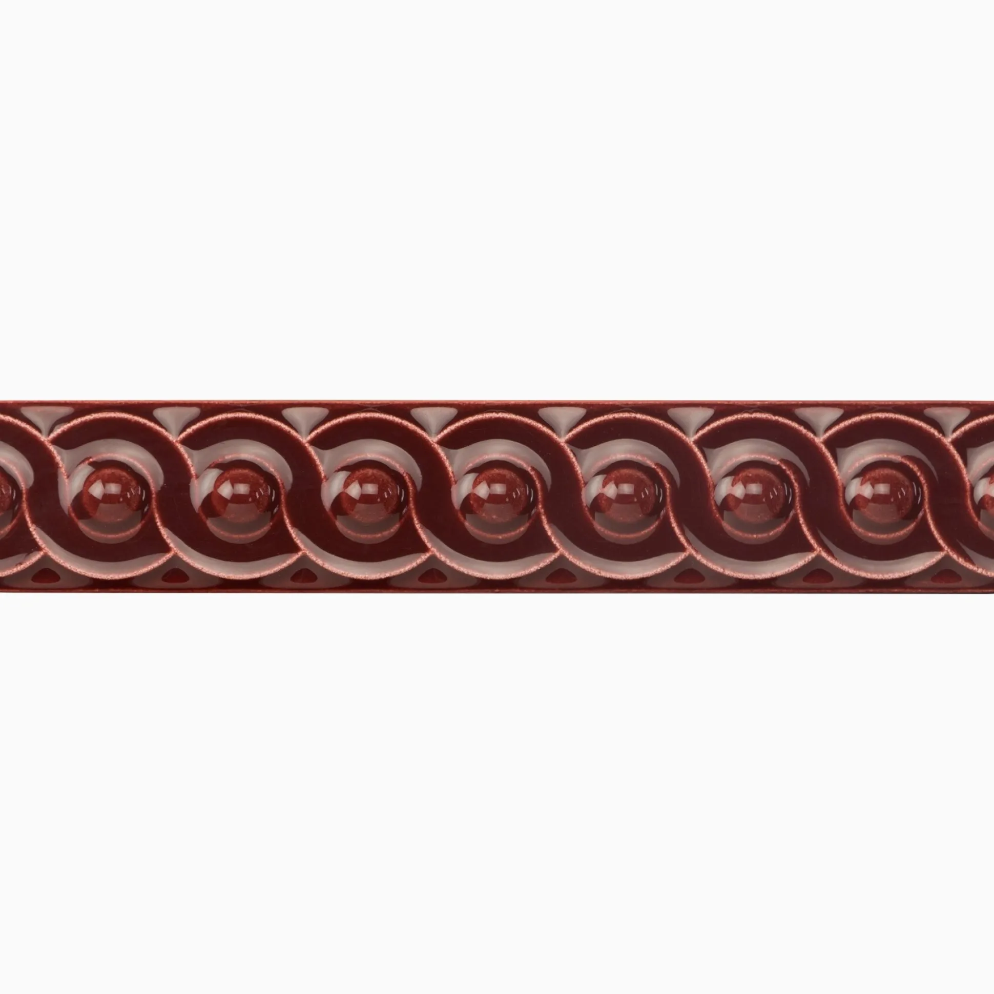 Kakellist Scroll Burgundy
