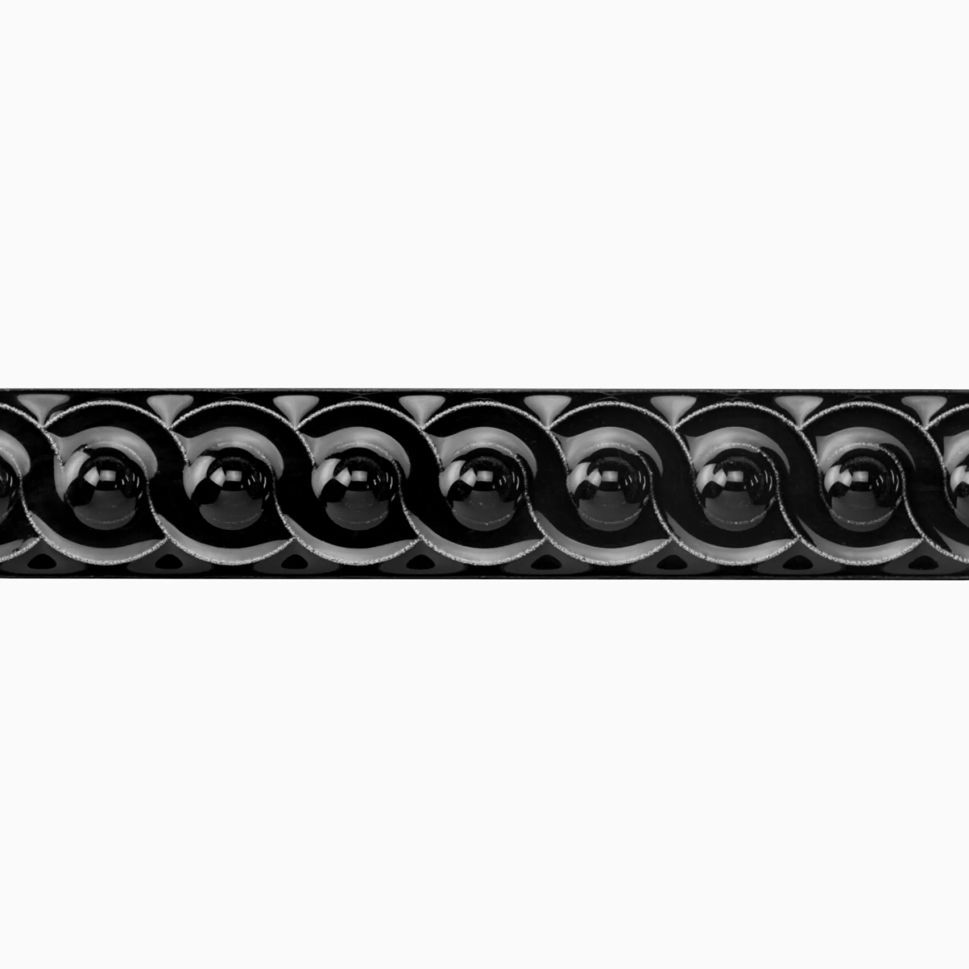 Kakellist Scroll Jet Black