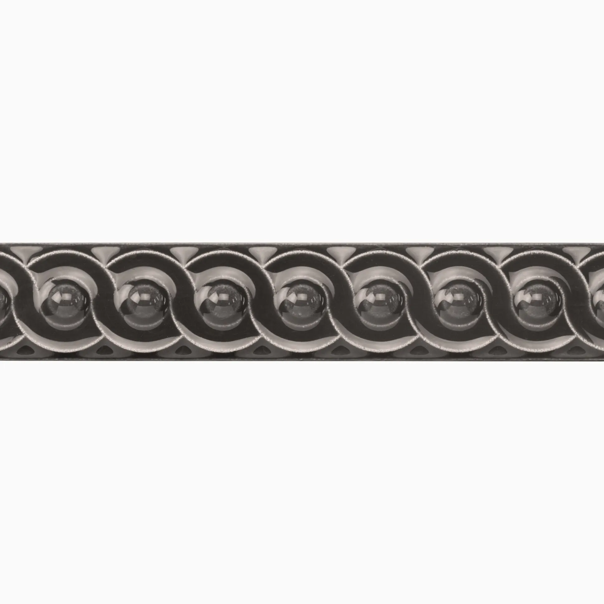 Kakellist Scroll Charcoal Grey