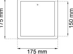 Klaffventil 150 mm