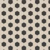 Klinker granitkeramik mönster Viken hexagon svart/vit