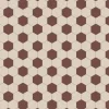 Klinker granitkeramik mönster Viken hexagon röd/vit