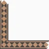 Klinker Victorian Floor Tiles bård Melville Black / Buff