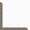 Klinker Victorian Floor Tiles bård Kingsley Black / White